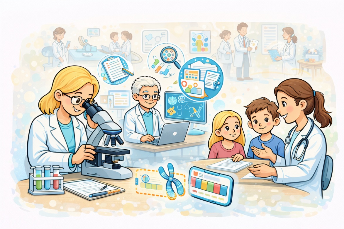 Illustratie van zorg en ondersteuning rondom KdVS
